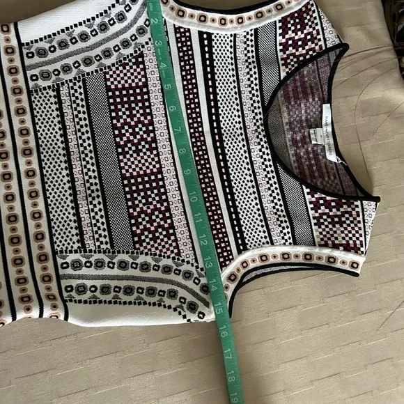 Diane Von Furstenberg Stretchy Eleanor Sleeveless Fit & Flare Jacquard Dress - Picture 11 of 15